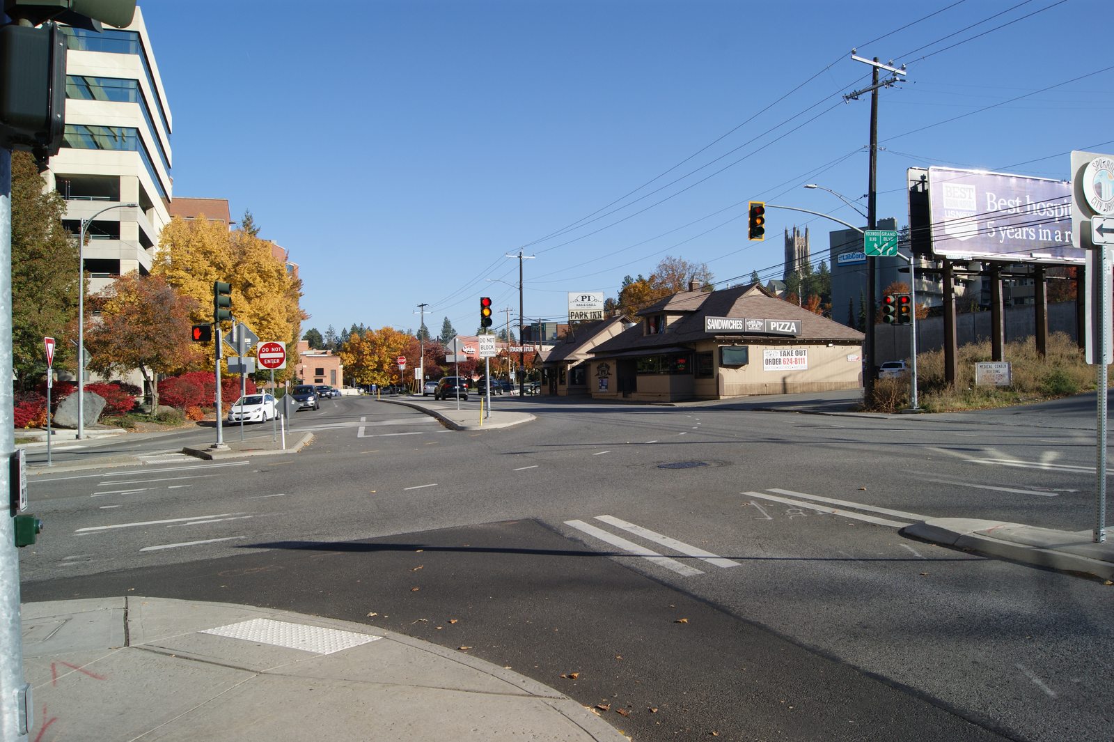 Street and utility corridor in Spokane’s Cliff Cannon neighborhood